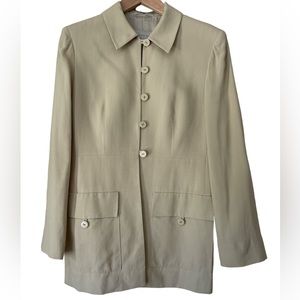 Tous Les jours vintage structured blazer cream size Samll